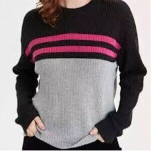 NWT American Eagle colorblock striped knit sweater